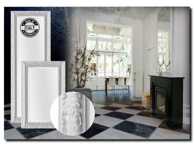 Barokspiegel® Made in Italy Mirror Santino White gloss