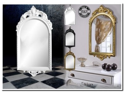 Barokspiegel® Made in Italy Mirror Ambra White