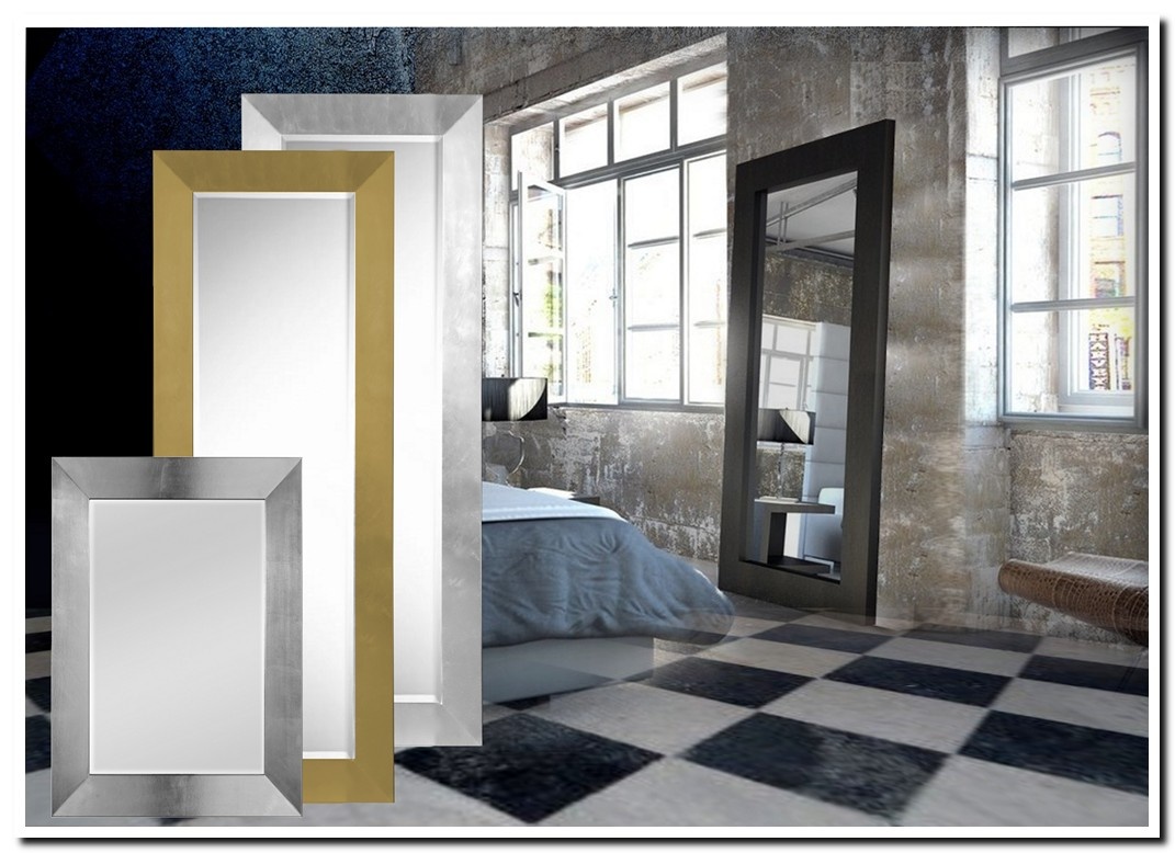 Luxe moderne passpiegel-wandspiegel op maat Speranza - barokspiegel.nl