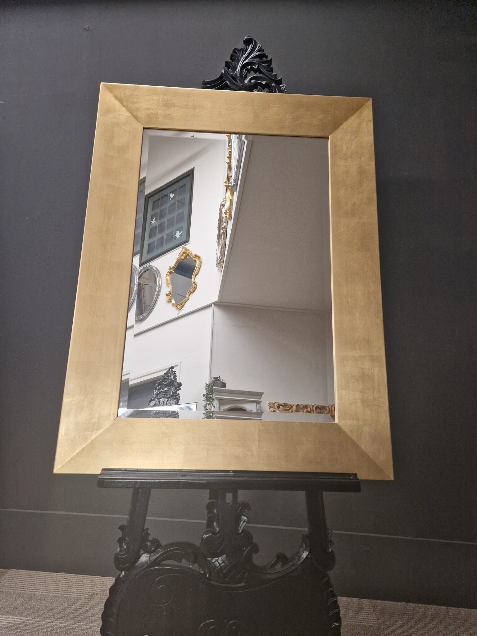 Moderne Spiegel Romano Gold - barokspiegel.de