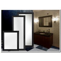 Spiegel Carlo Zwart Aanbieding!