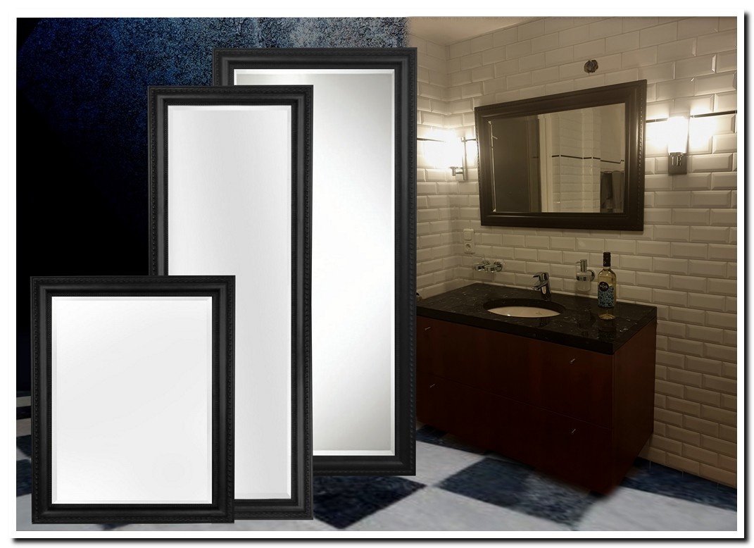 Barokspiegel® Made in Italy Spiegel Carlo Zwart Aanbieding!