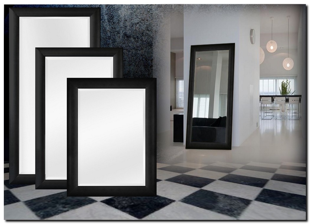 Barokspiegel® Made in Italy Spiegel Enzo Zwart Aanbieding!