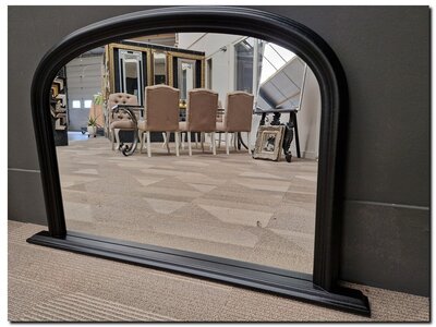 Made in England Spiegel Alec Zwart Aanbieding!