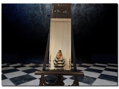 Made in France Original antique mirror glass