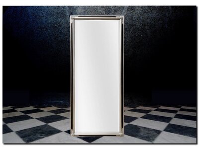 Barokspiegel® Made in Italy Mirror Osvaldo Silver-Black