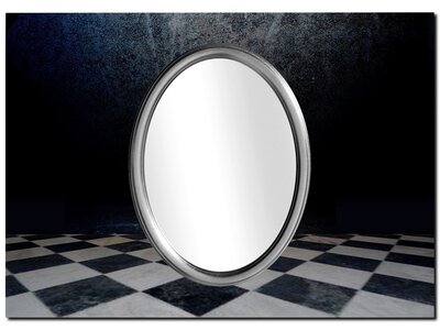 Barokspiegel® Made in Italy Spiegel Benedetta  Antiksilber