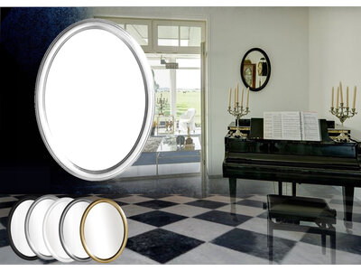 Barokspiegel® Made in Italy Mirror Benedetta  Silver