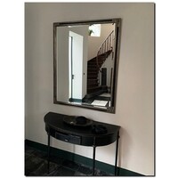 Spiegel Osvaldo Antiekzilver-Zwart