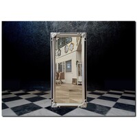 Spiegel Basilio Silber-Schwarz 1st edition