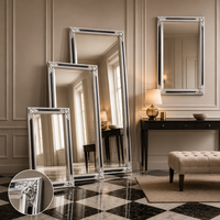 Mirror Osvaldo Silver-Black