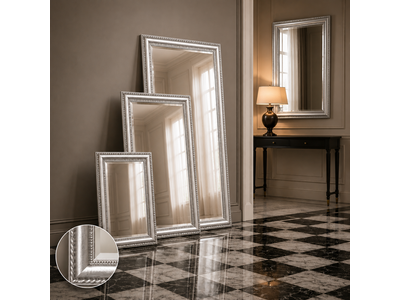 Barokspiegel® Made in Italy Spiegel Carlo Helder Zilver
