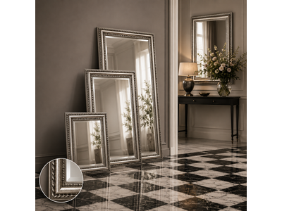 Barokspiegel® Made in Italy Spiegel Carlo Antiksilber