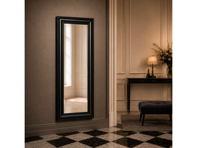 Barokspiegel® Made in Italy Spiegel Carlo Zwart Aanbieding!