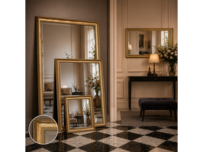 Barokspiegel® Made in Italy Spiegel Pepino Antiekgoud