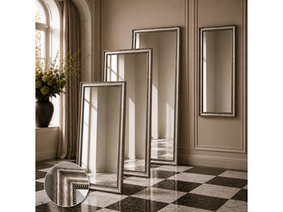 Barokspiegel® Made in Italy Spiegel Pepino Antiksilber