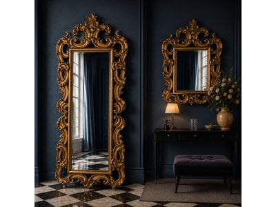 Barokspiegel® Made in Italy Spiegel Quirino Antikgold