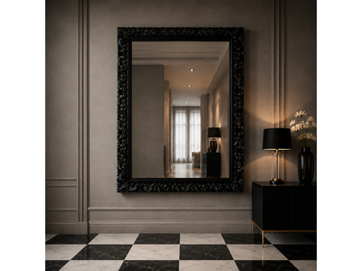 Barokspiegel® Made in Italy Mirror Francesco Black