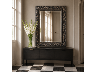 Barokspiegel® Made in Italy Mirror Antonio Napoli Antiqueblack