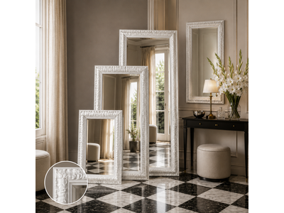 Barokspiegel® Made in Italy Mirror Santino White gloss