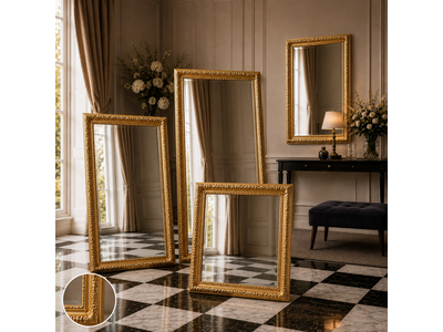 Barokspiegel® Made in Italy Spiegel Marciano Gold