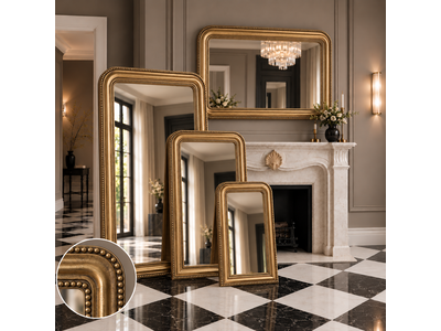 Barokspiegel® Made in Italy Mirror Leontina Antiquegold