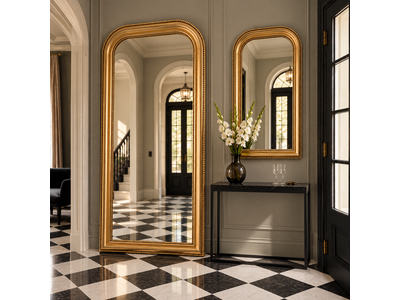 Barokspiegel® Made in Italy Spiegel Leontina Gold