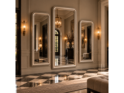 Barokspiegel® Made in Italy Mirror Leontina Silver