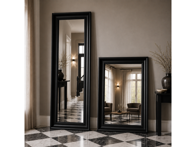 Barokspiegel® Made in Italy Mirror Matteo Black matt