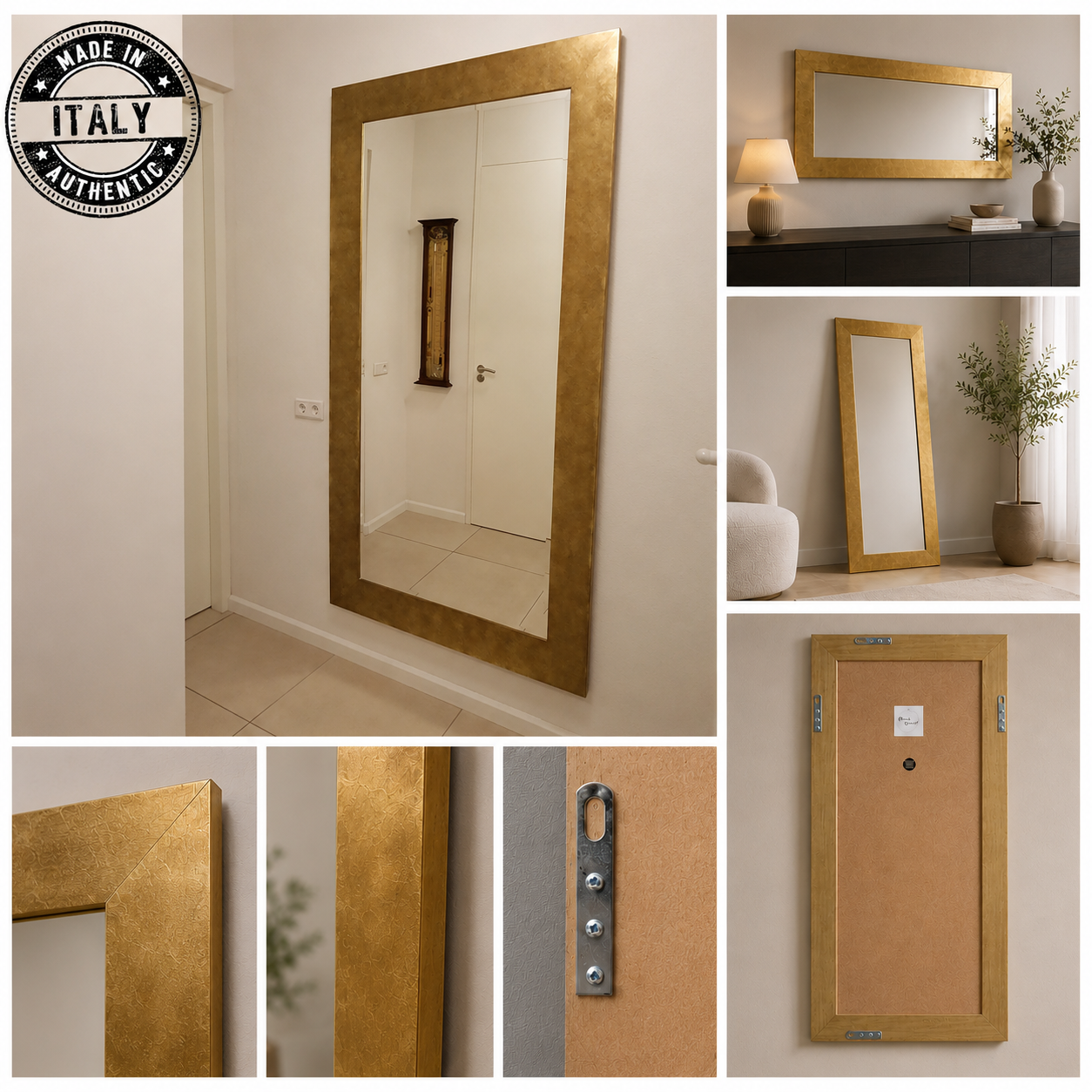 Barokspiegel® Made in Italy Mirror Romano Antiquegold