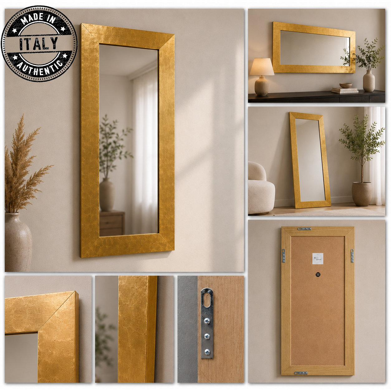 Barokspiegel® Made in Italy Spiegel Romano Goud