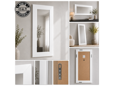 Barokspiegel® Made in Italy Spiegel Romano Wit