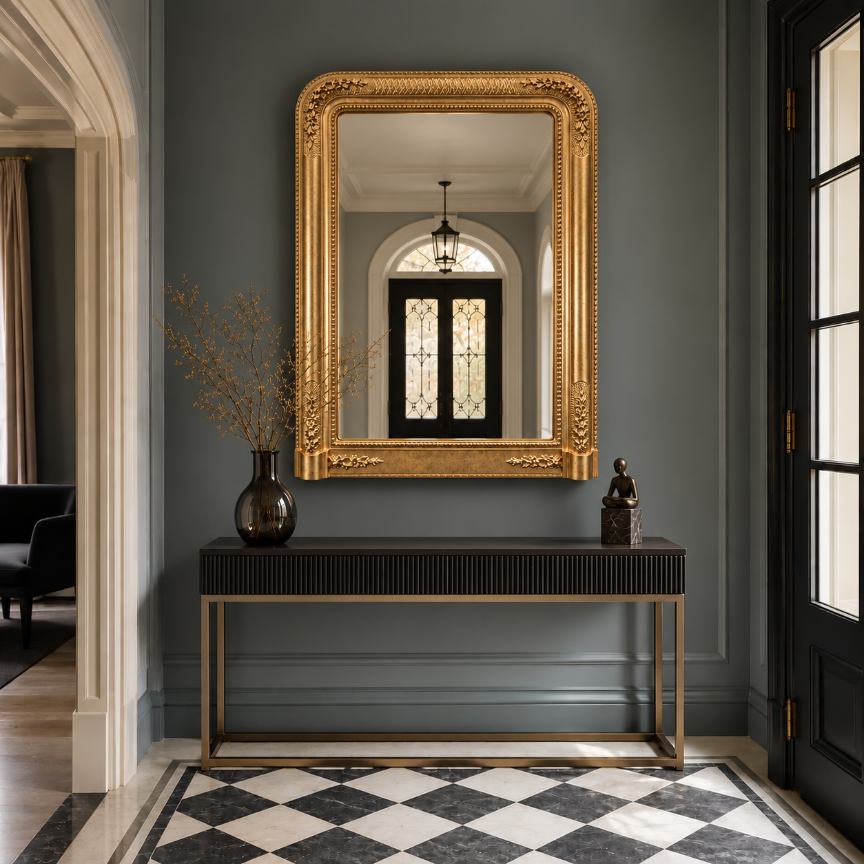 Barokspiegel® Made in Italy Mirror Romeo Antiquegold