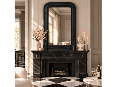 Barokspiegel® Made in Italy Mirror Romeo Black