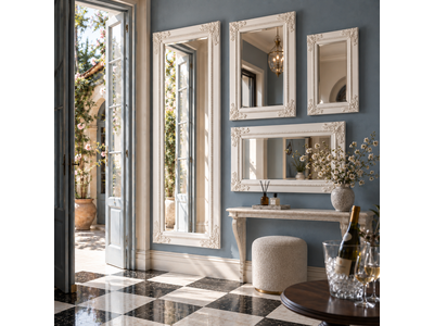 Barokspiegel® Made in Italy Mirror Raul White