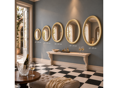 Barokspiegel® Made in Italy Spiegel Benedetta  Gold