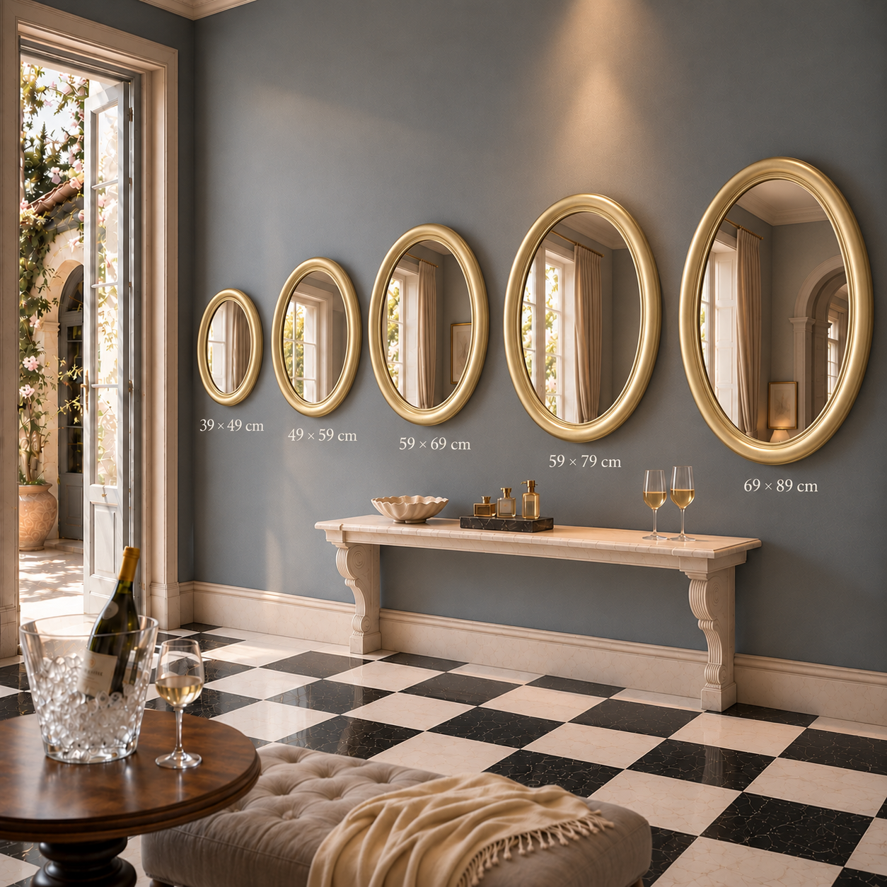 Barokspiegel® Made in Italy Mirror Benedetta Gold