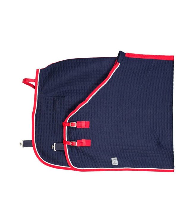 Thermo rug - navy/red-white
