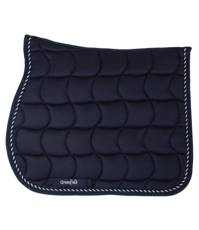 Saddle pad – navy/navy-mix