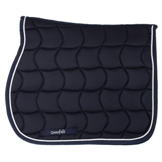 Greenfield Selection Saddle pad – navy/navy-white