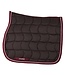 Saddle pad – grey/burgundy-silvergrey/burgundy