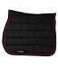 Tapis de selle – noir/noir-rouge