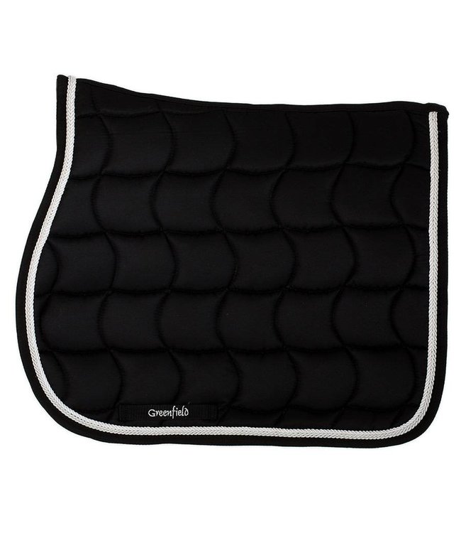 Saddle pad – black/black-white/silvergrey