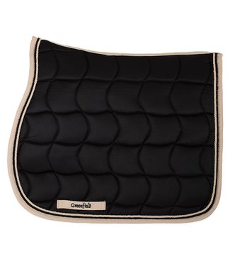 Greenfield Selection Saddle pad – black/beige-black/beige