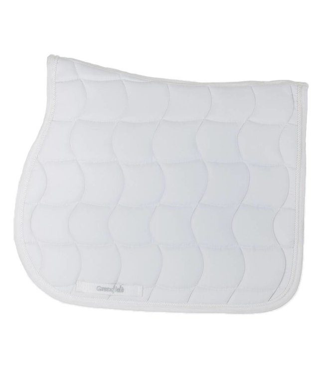 Saddle pad – white/white-white