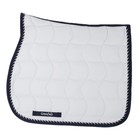 Greenfield Selection Saddle pad – white/navy-mix