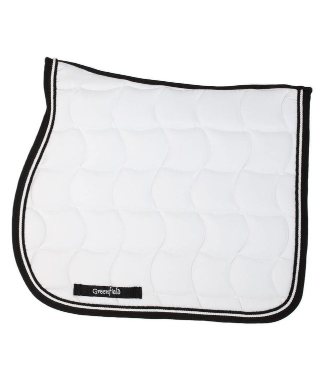 Saddle pad – white/black-white/black