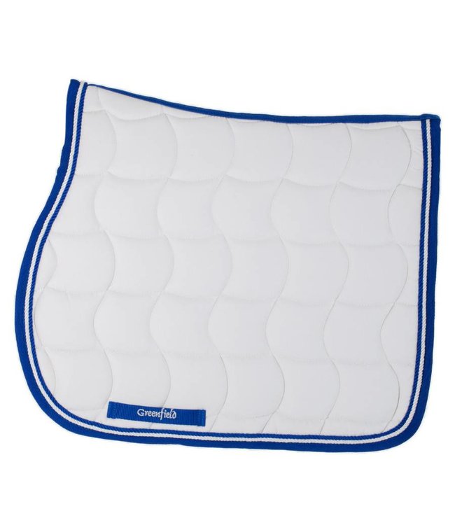 Saddle pad – white/royalblue-white/royalblue