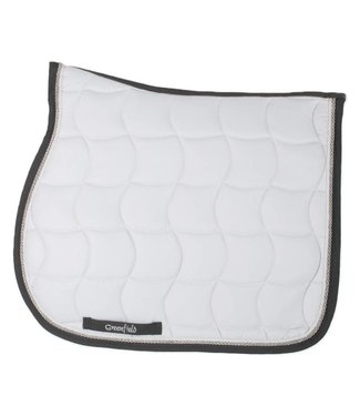 Greenfield Selection Saddle pad – white/grey-white/silvergrey