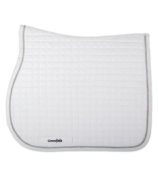 Greenfield Selection Saddle pad cookie - white/white-silvergrey